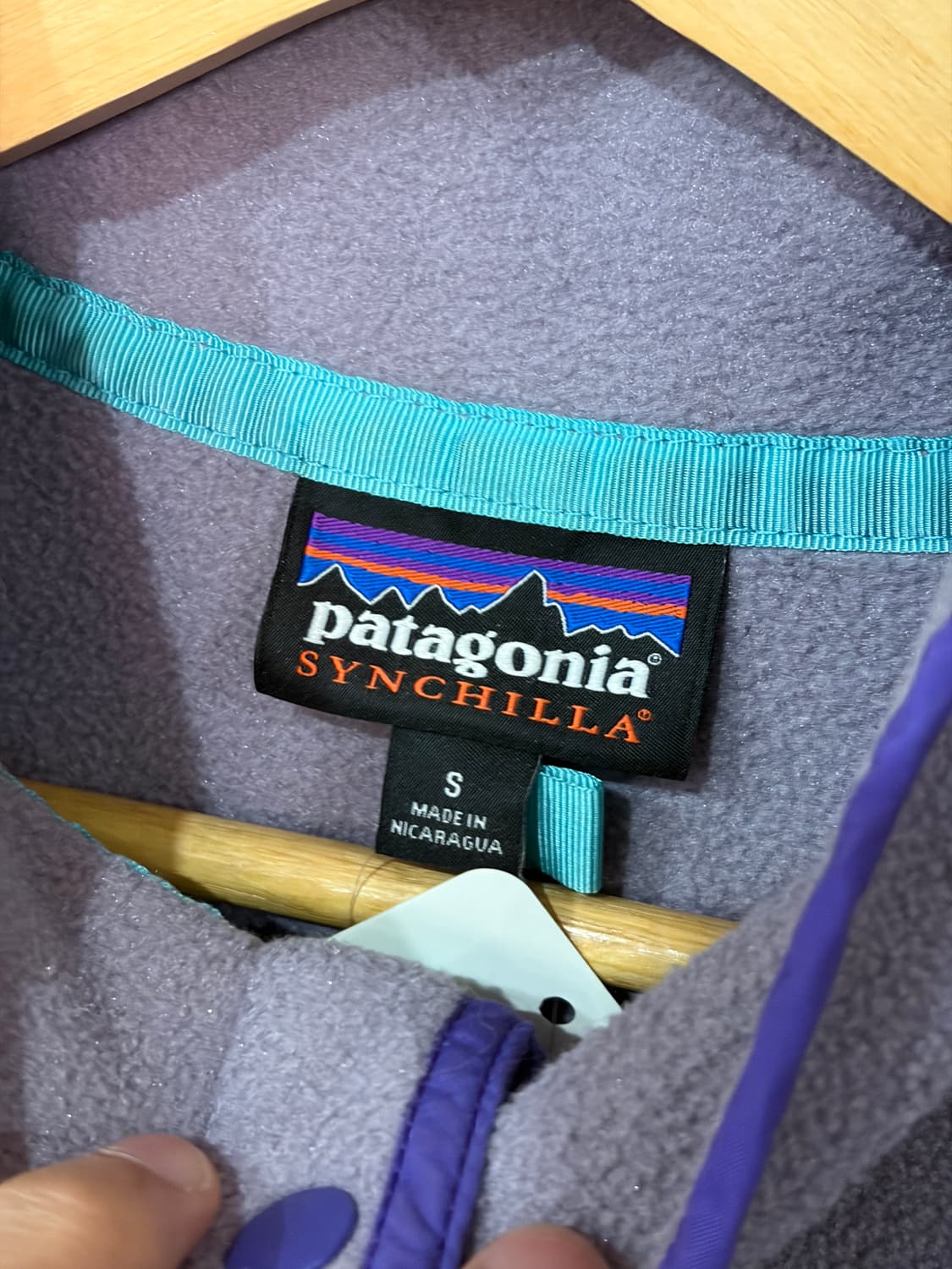 J25 파타고니아 신칠라 스냅티 플리스 S  상품이미지3