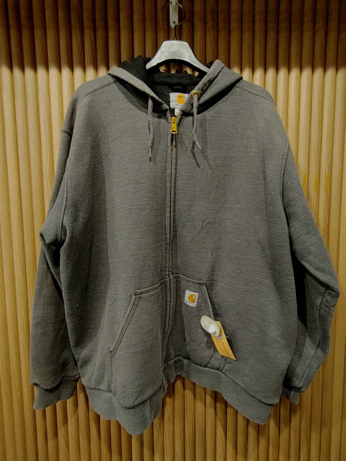 무배) 칼하트 로고 후드집업 - XL 상품이미지1