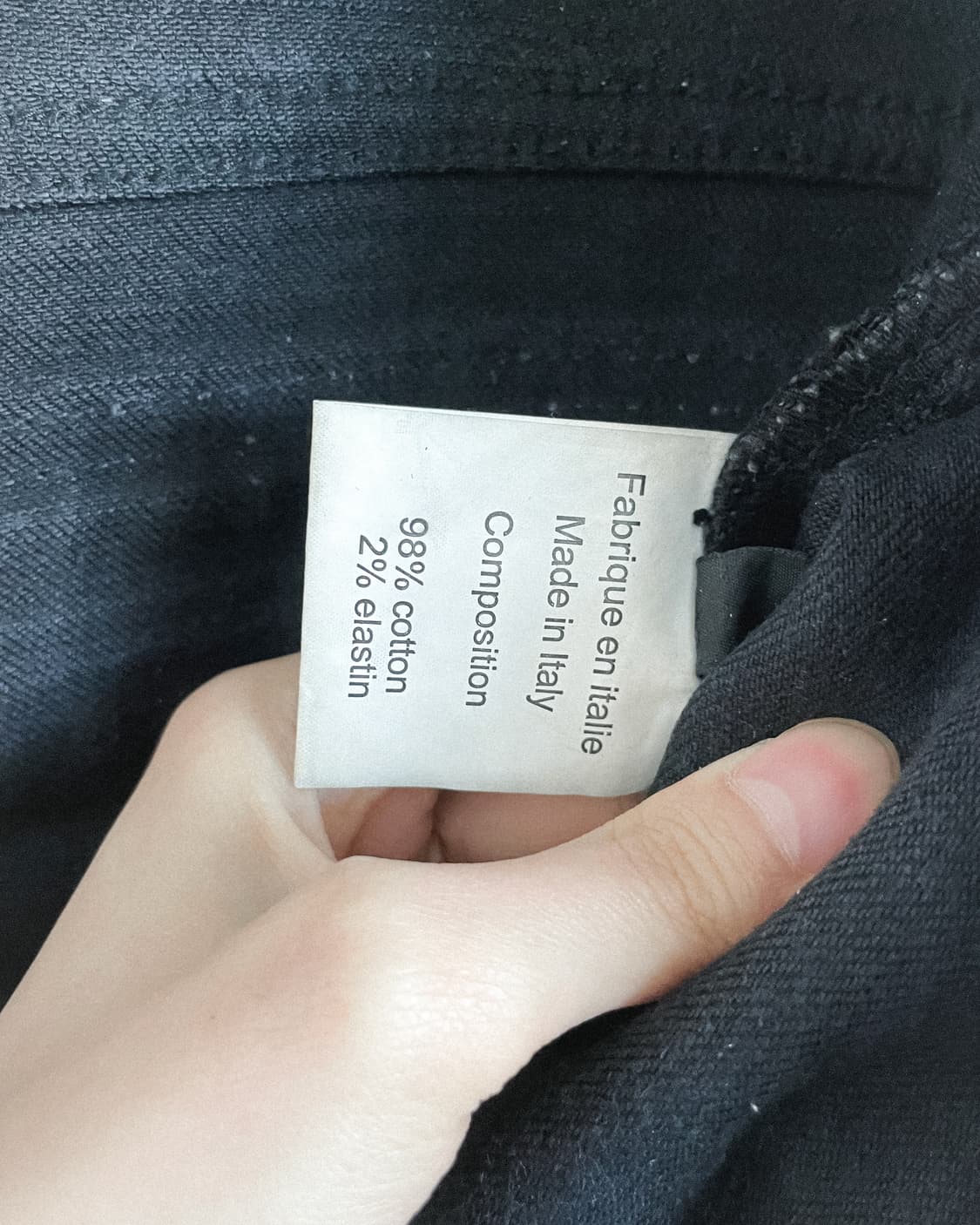 [34] 발망 데카르넹 왁스코팅 스택핏 바이커데님 상품이미지9