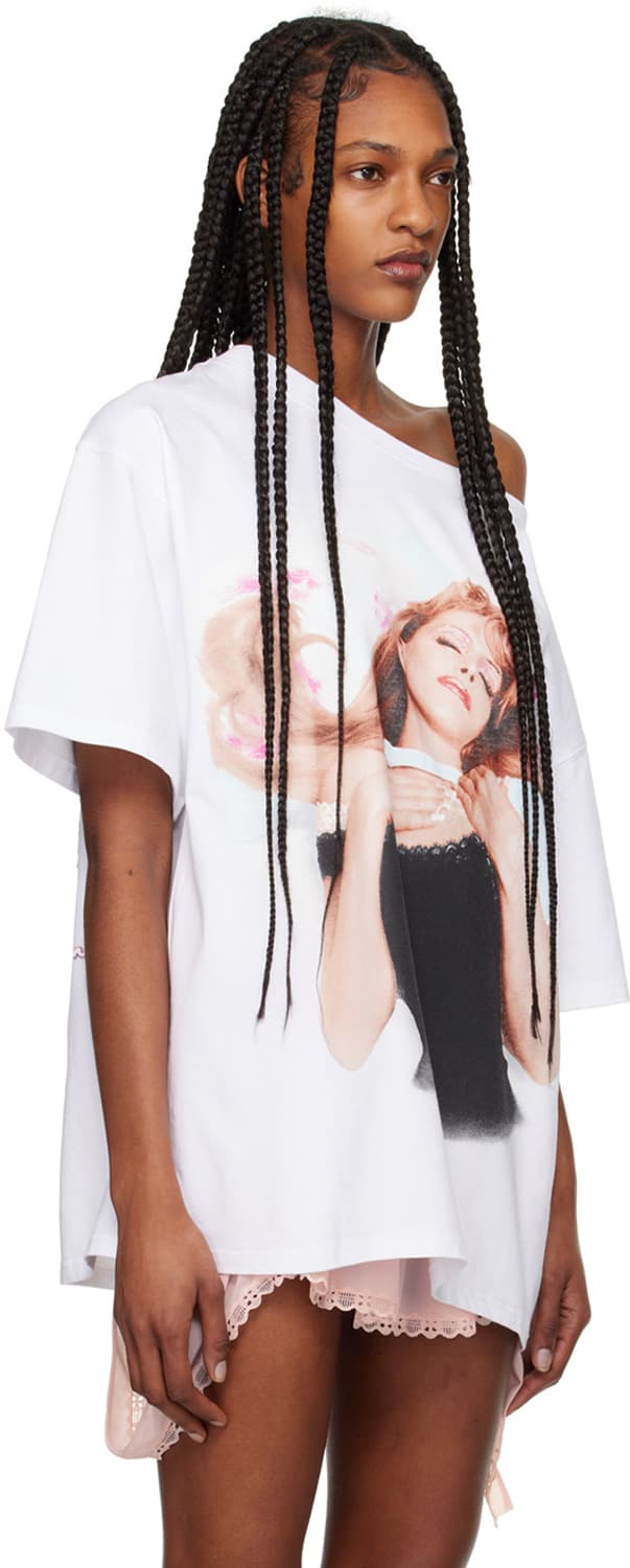 ALLINA SLEEPING T-SHIRT in white 상품이미지3