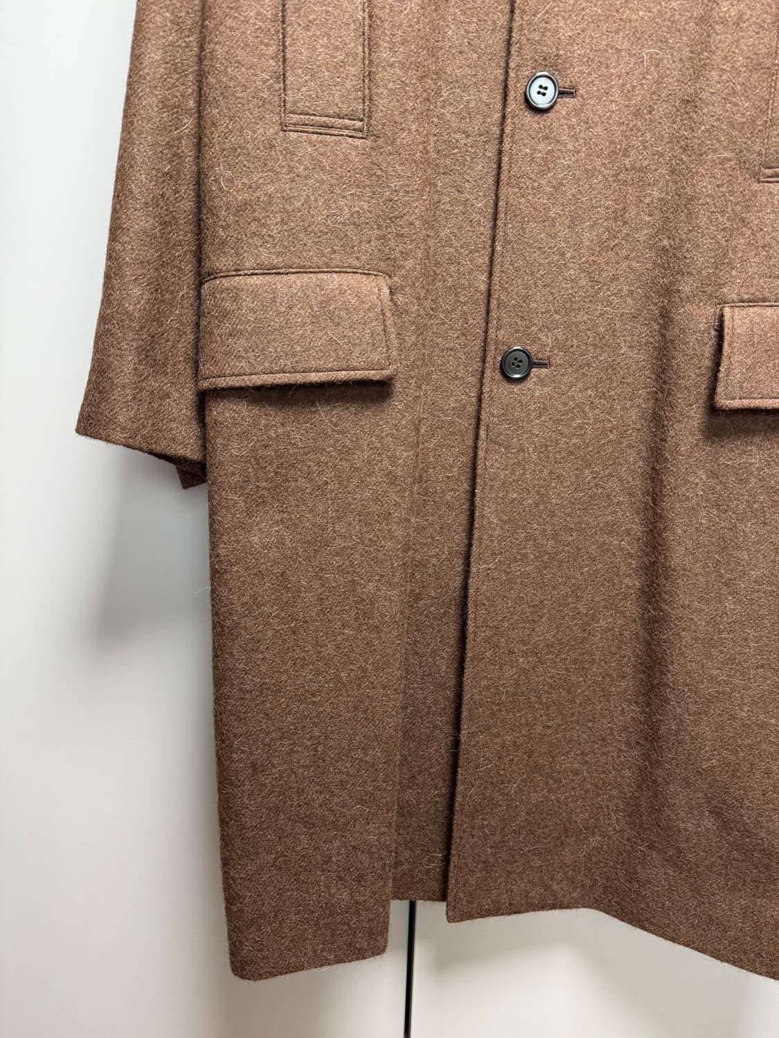 마카웨어 markaware 래글런 알파카 맥 코트 상품이미지4