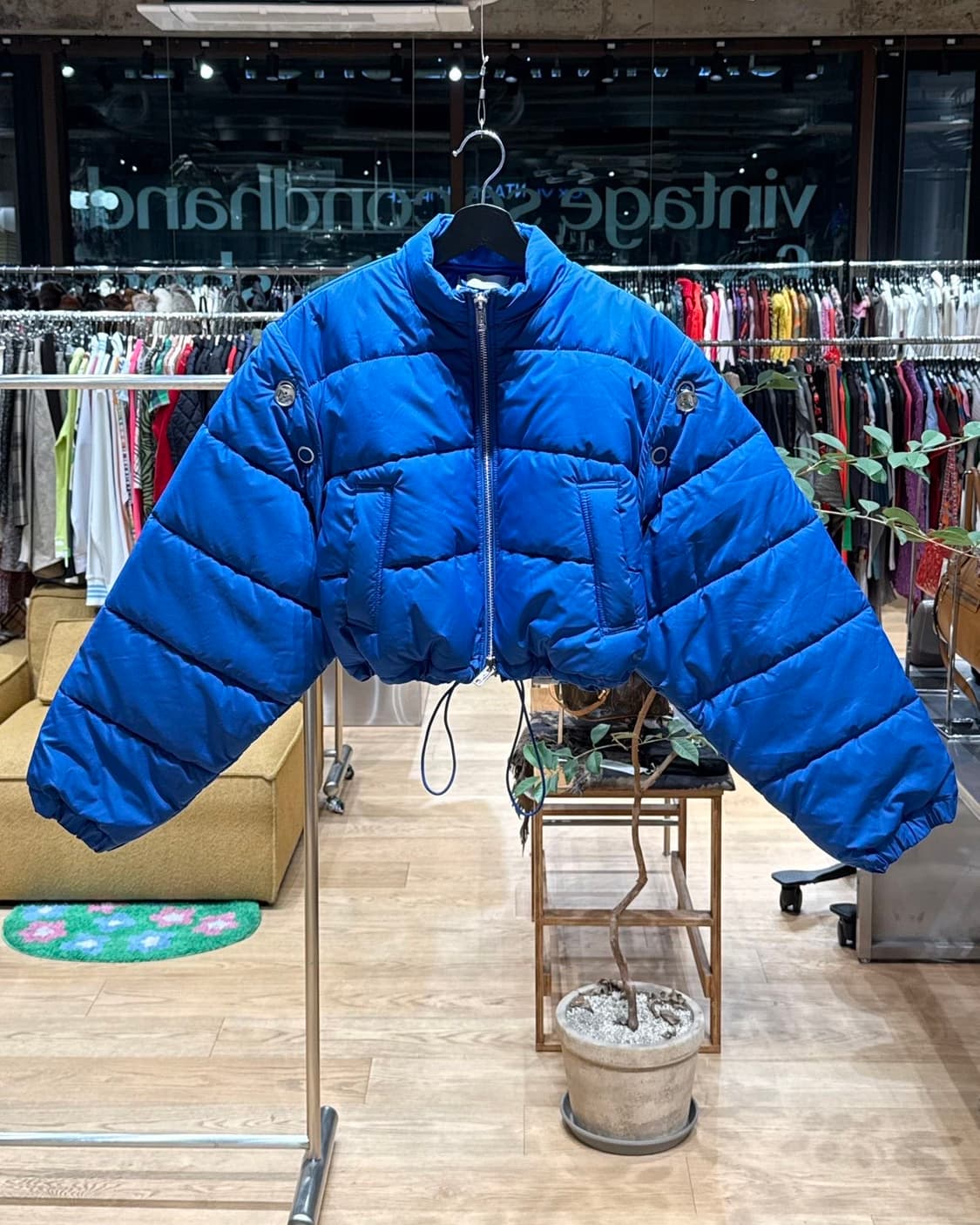 3.1 필립림 블루 푸퍼 크롭 스키 자켓 상품이미지1