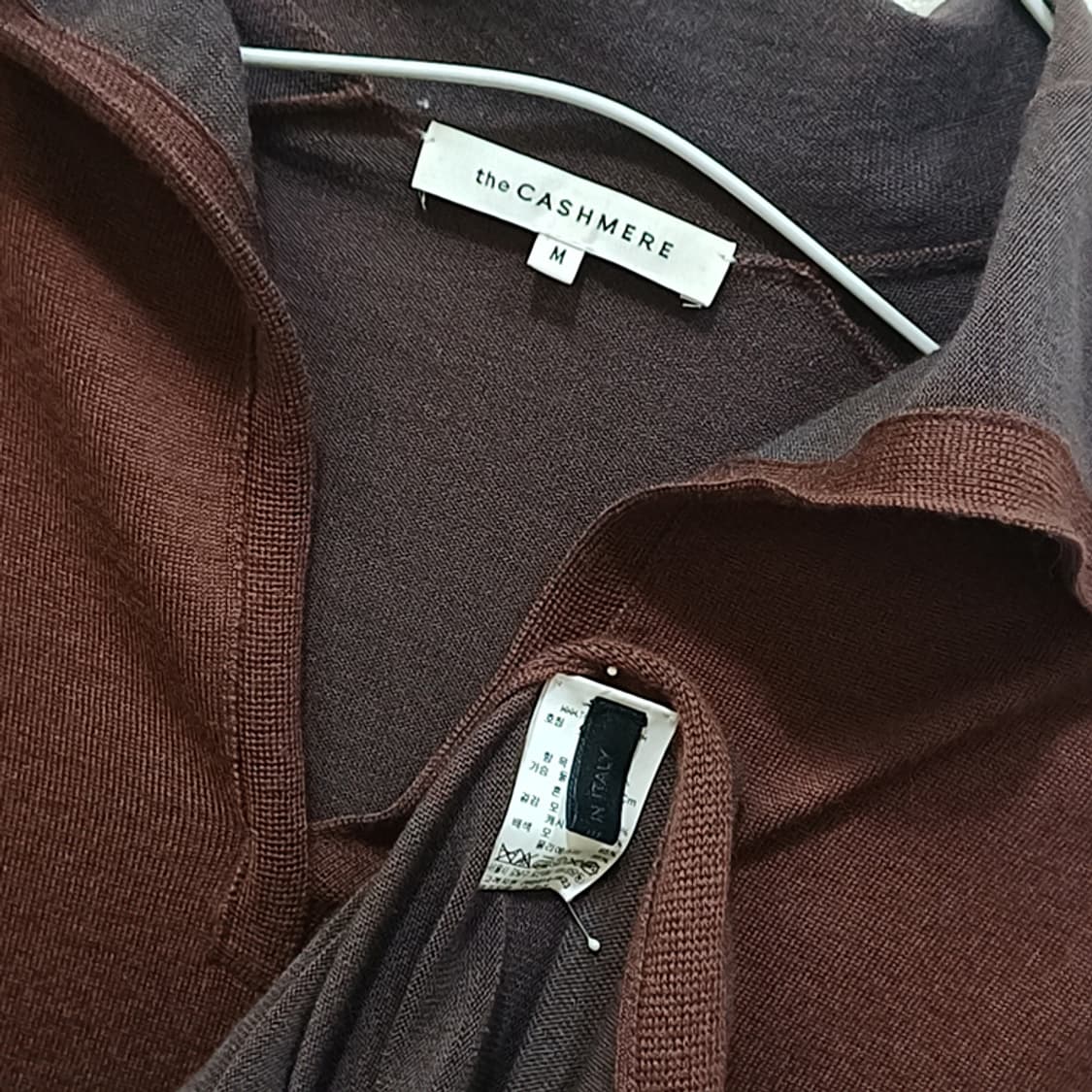 한섬 더캐시미어 캐시미어 울 롱 니트 원피스 여성 M 사랑봉봉 상품이미지5