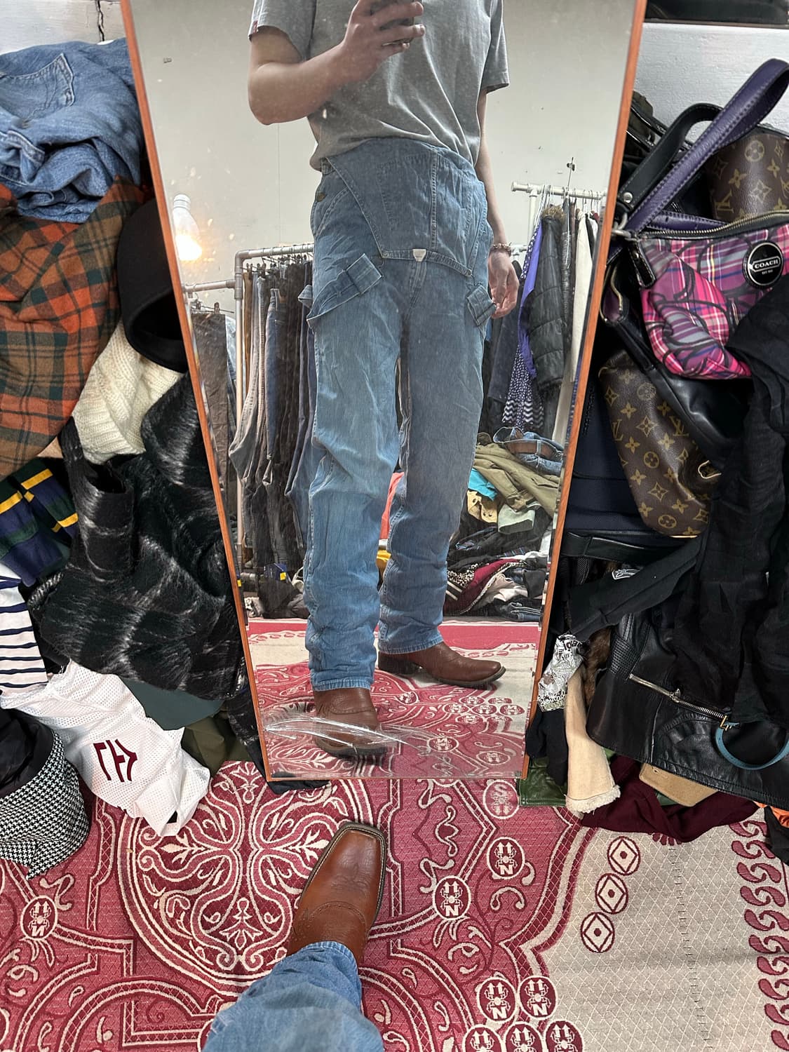 80‘s 미제 Oshkosh 오버롤 32사이즈 상품이미지6