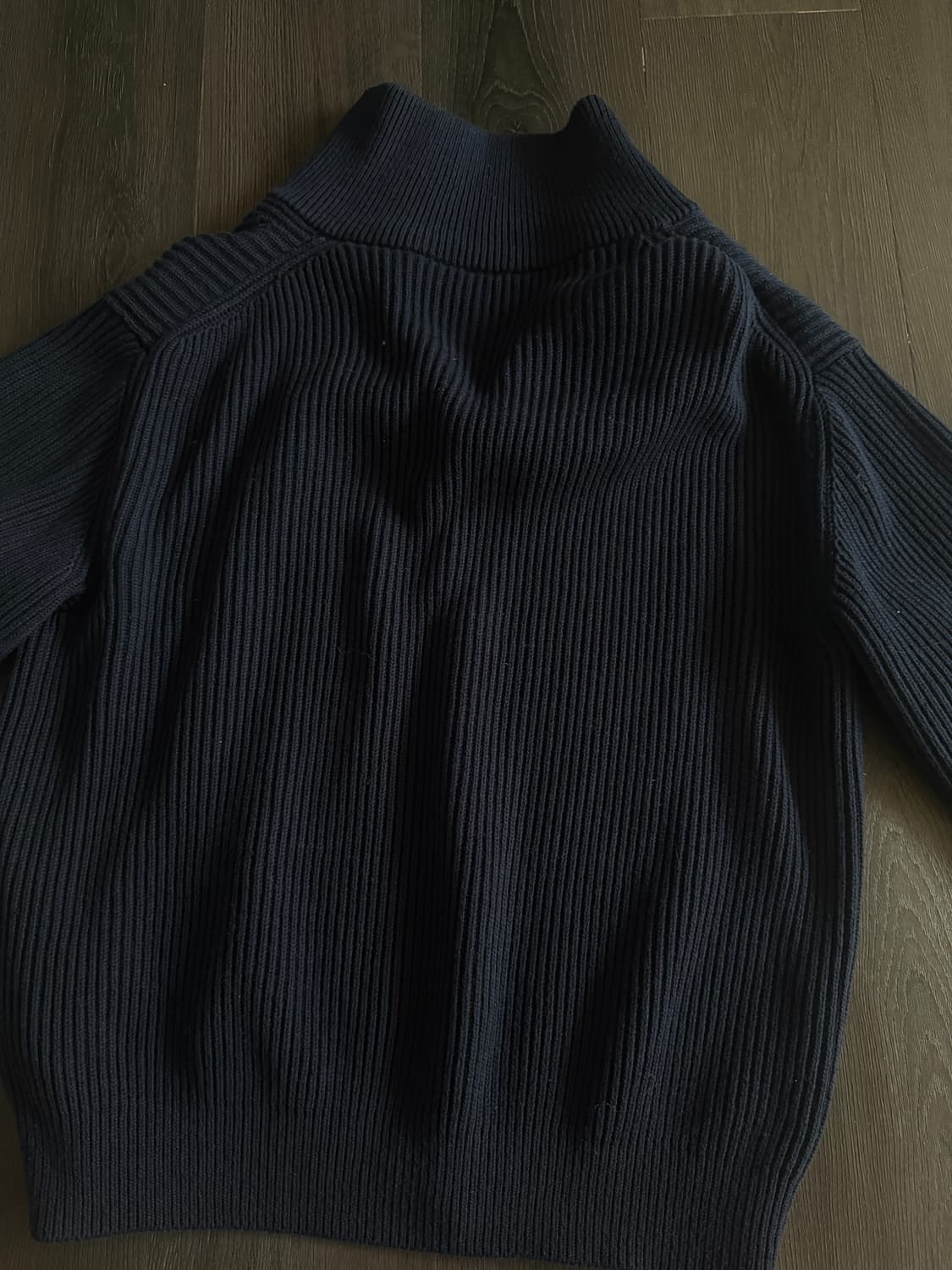 마리떼 프랑소와 저버 하프집업 니트 네이비 상품이미지4