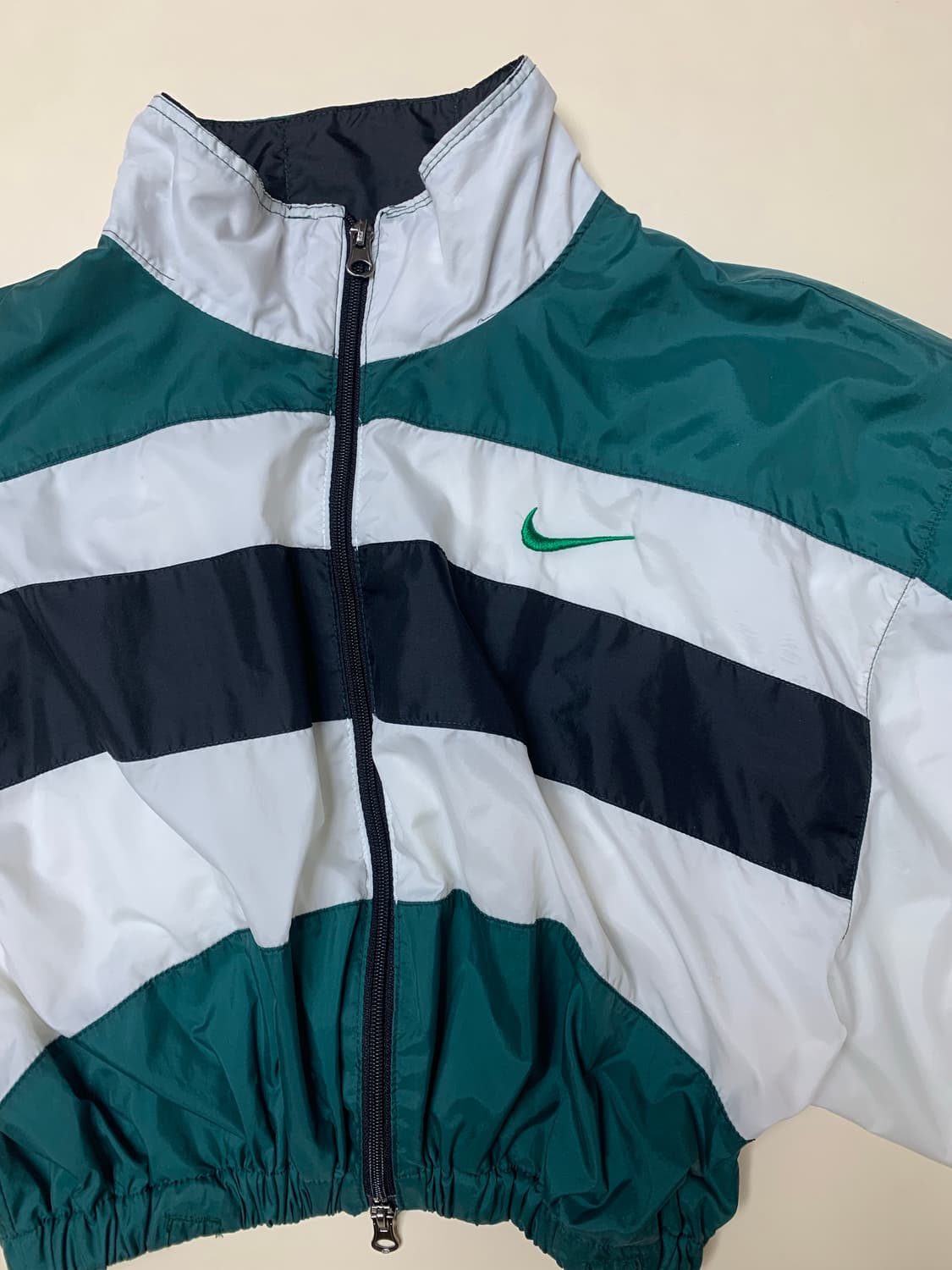 [L] 나이키 90s 올드스쿨 빈티지 바람막이 그린라인 상품이미지3