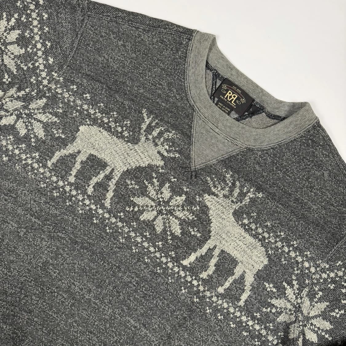 더블알엘 바이 랄프 로렌 순록 노르딕 니트 스웨터 상품이미지3