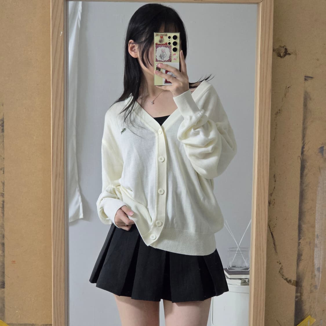 라코스테 가디건 S~M 상품이미지3