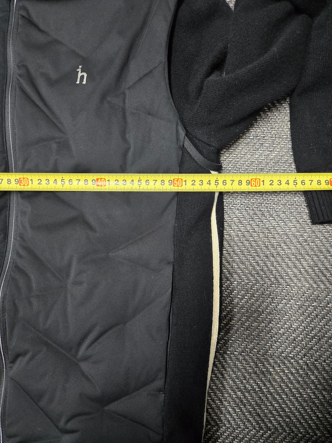 헤지스 골프 블랙 구스다운패딩 니트 가디건 방풍점퍼 상품이미지7