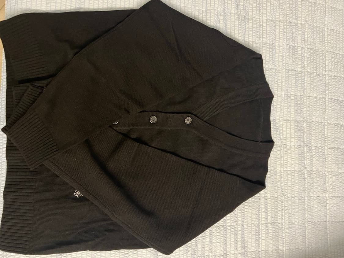 Youth 유스 앰블럼 블랙 가디건 새상품 상품이미지1