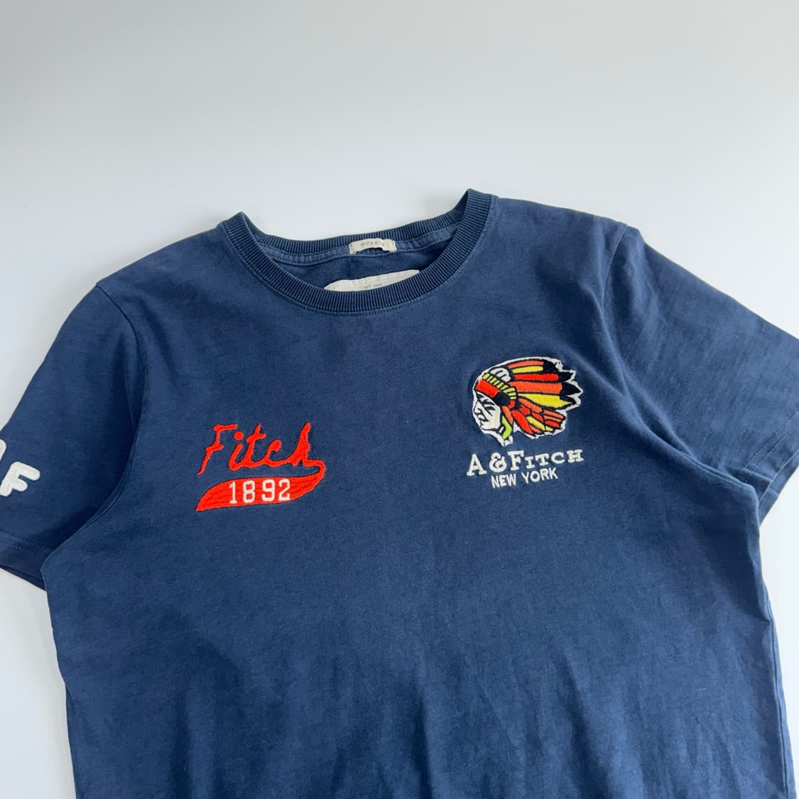 Abercrombie 아베크롬비 패치 네이비 반팔   상품이미지4