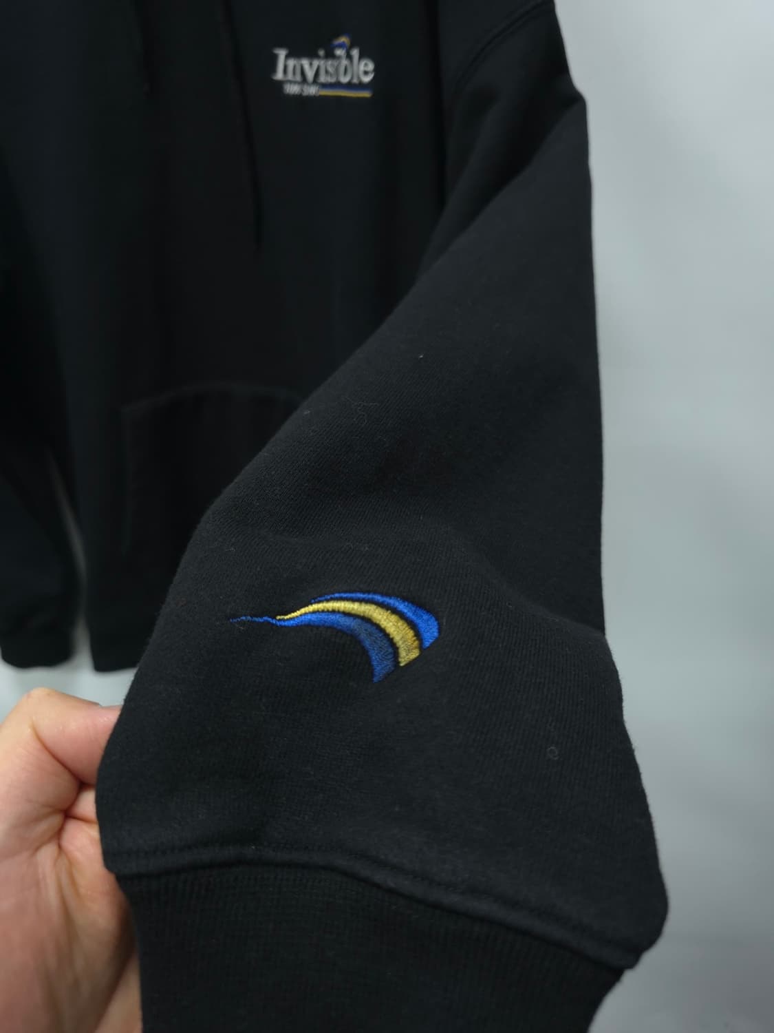 무신사 소버먼트 남여공용 인비저블 글림 자수 후드티 상품이미지6