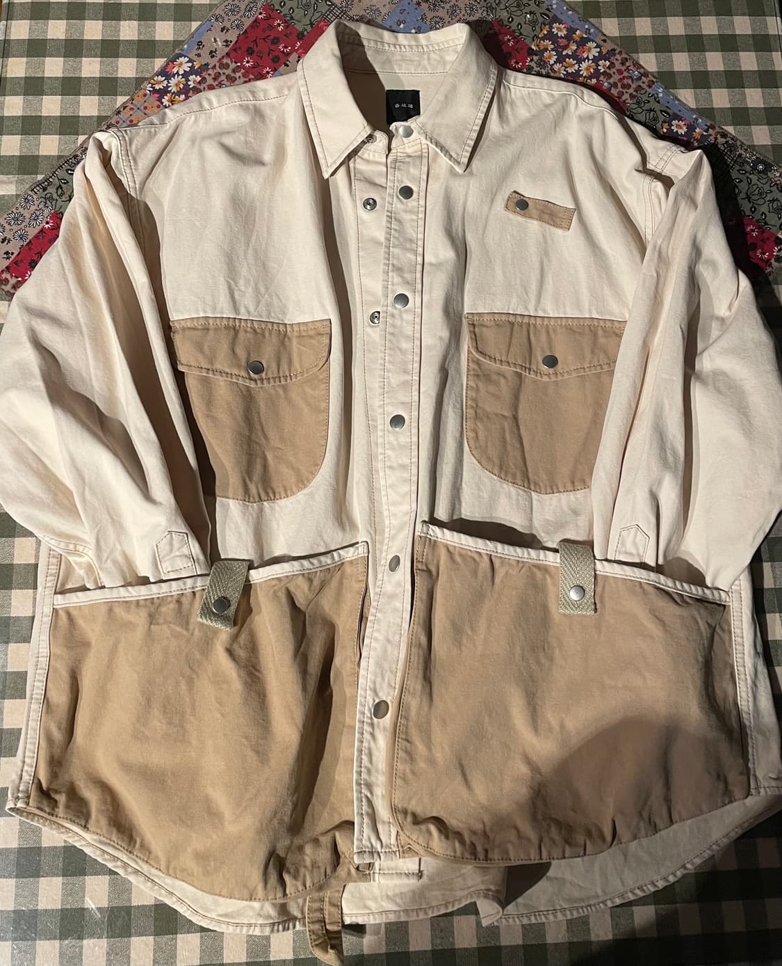 [Japanese Vintage] Beige Pocket Jacket 상품이미지1