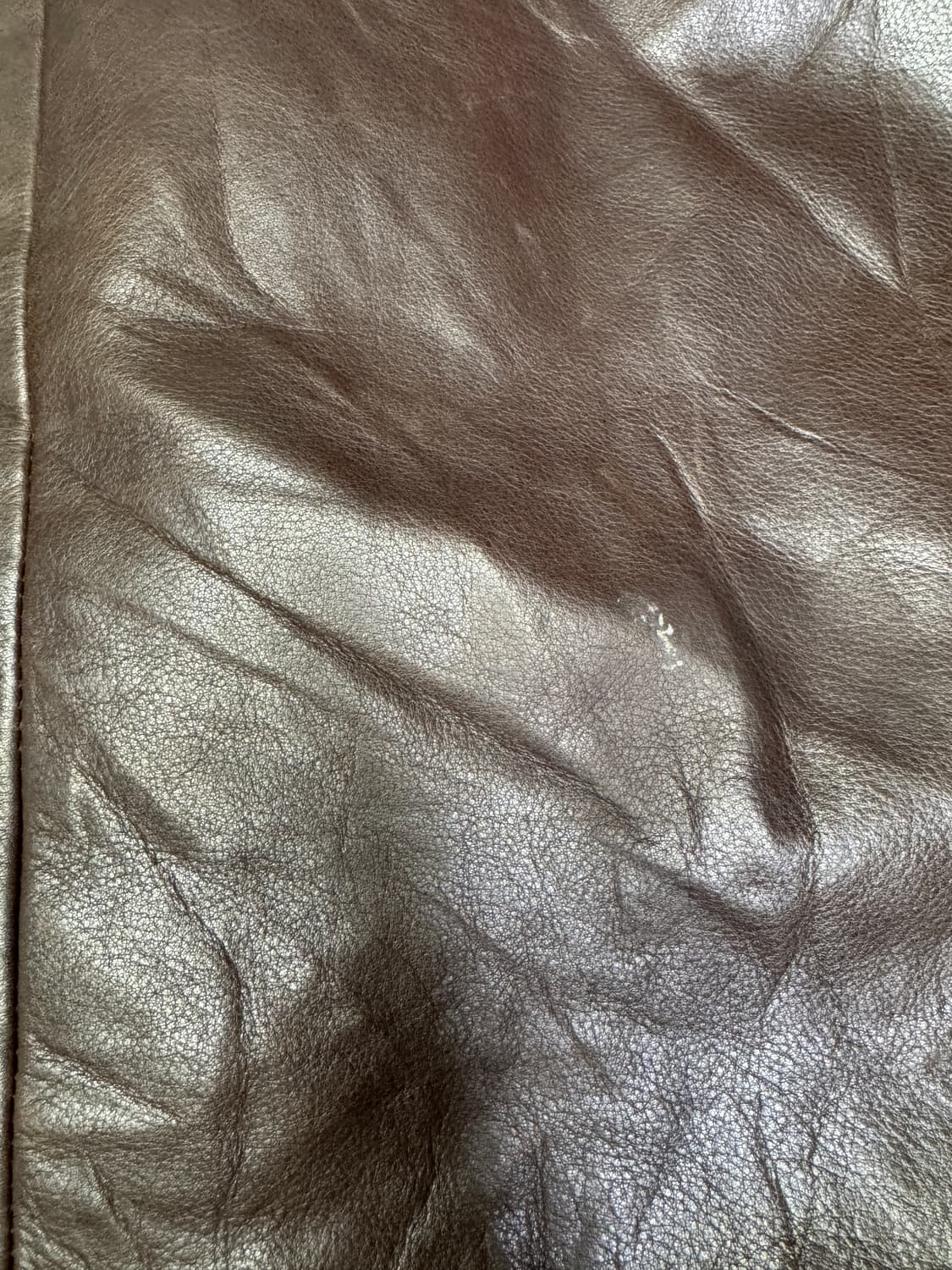 빈티지 90s 올드갭 GAP 레더(소가죽) 갭 카코트 브라운 XL 상품이미지10