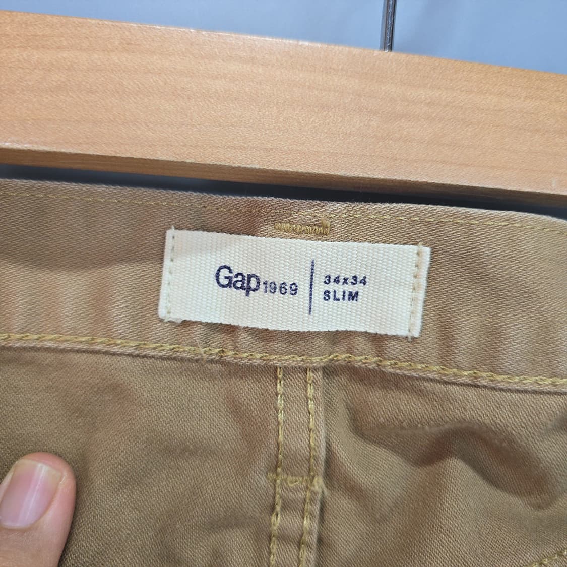 갭 Gap 남성용 슬림핏 치노 팬츠 34 상품이미지7