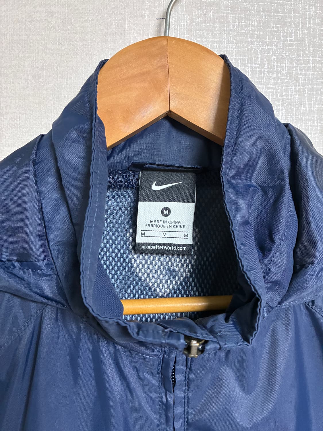 빈티지 나이키 올드스쿨 바람막이 네이비 M 상품이미지3