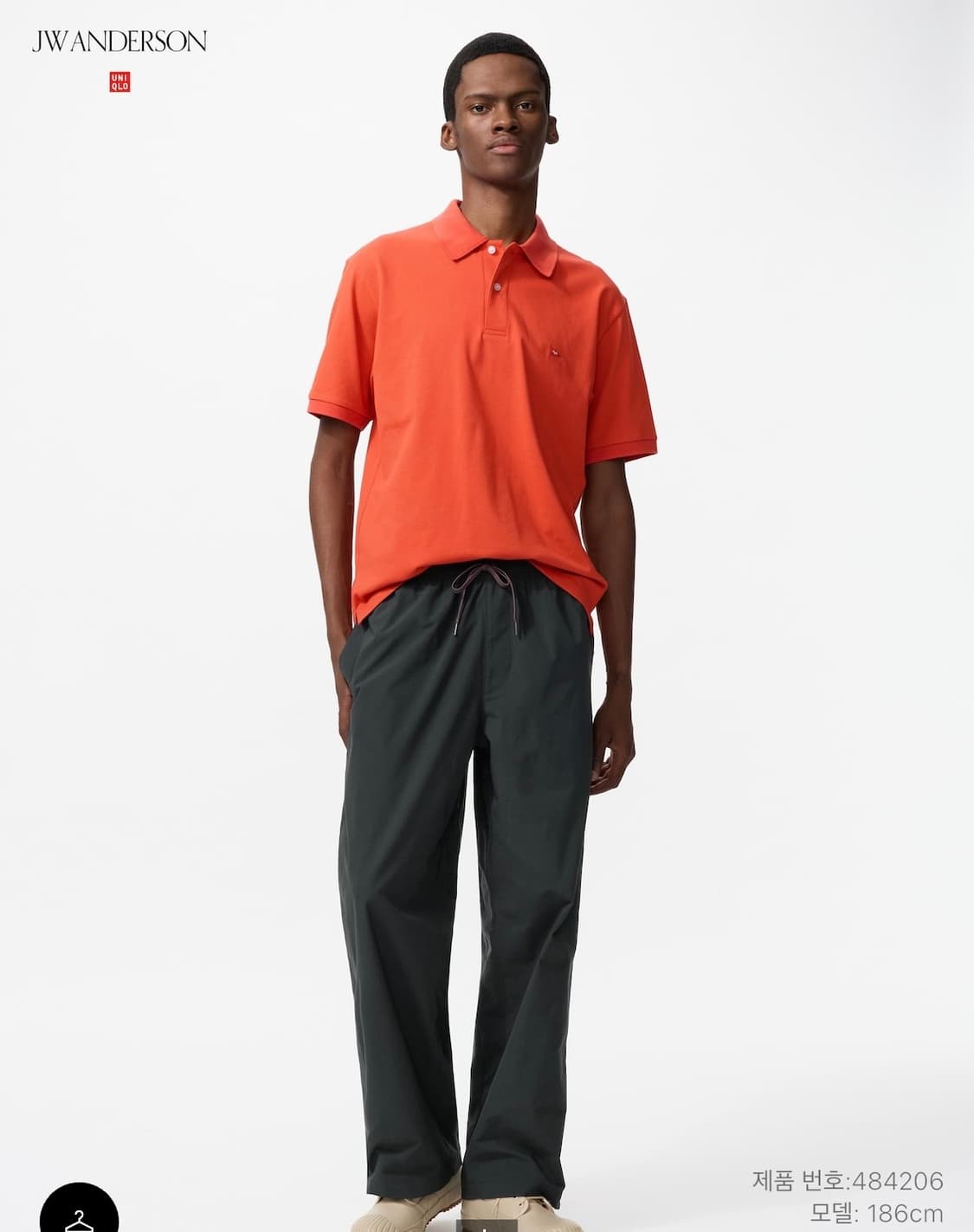 유니클로 JW앤더슨 트랙팬츠 블랙 S사이즈 팝니다 상품이미지1