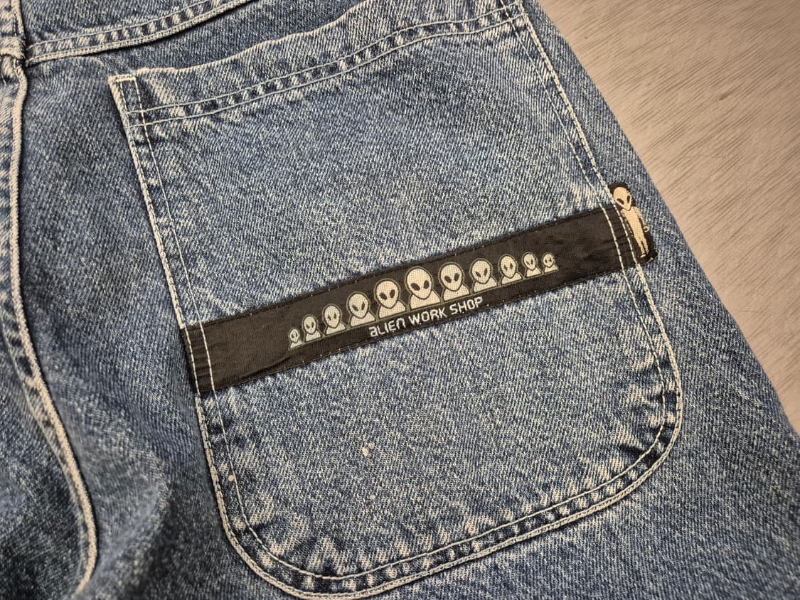 90s 에일리언 워크샵 데님 팬츠 상품이미지4