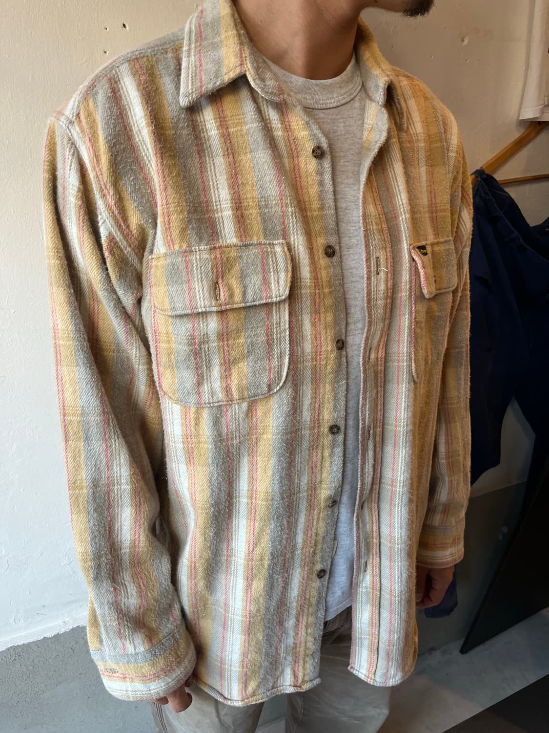 Wrangler “Spirit of America” 울터치 플란넬 셔츠 상품이미지1