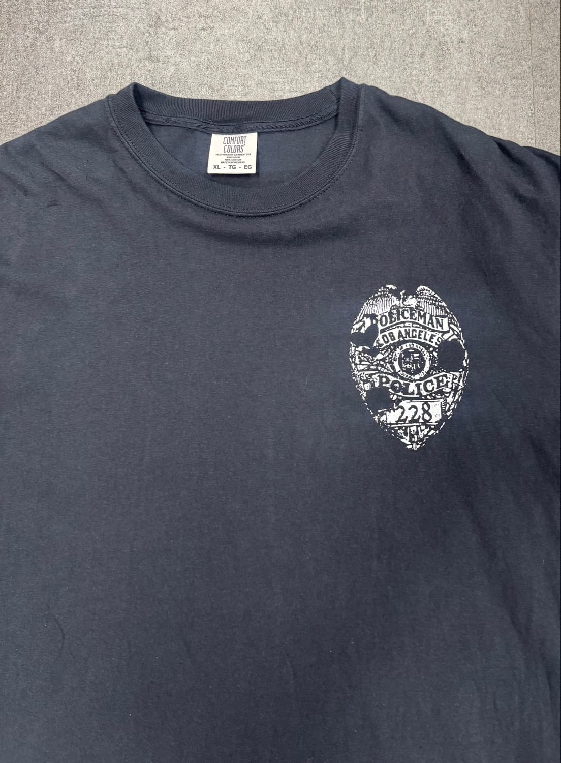 Comfort Colors LAPD 티셔츠 XL 상품이미지4