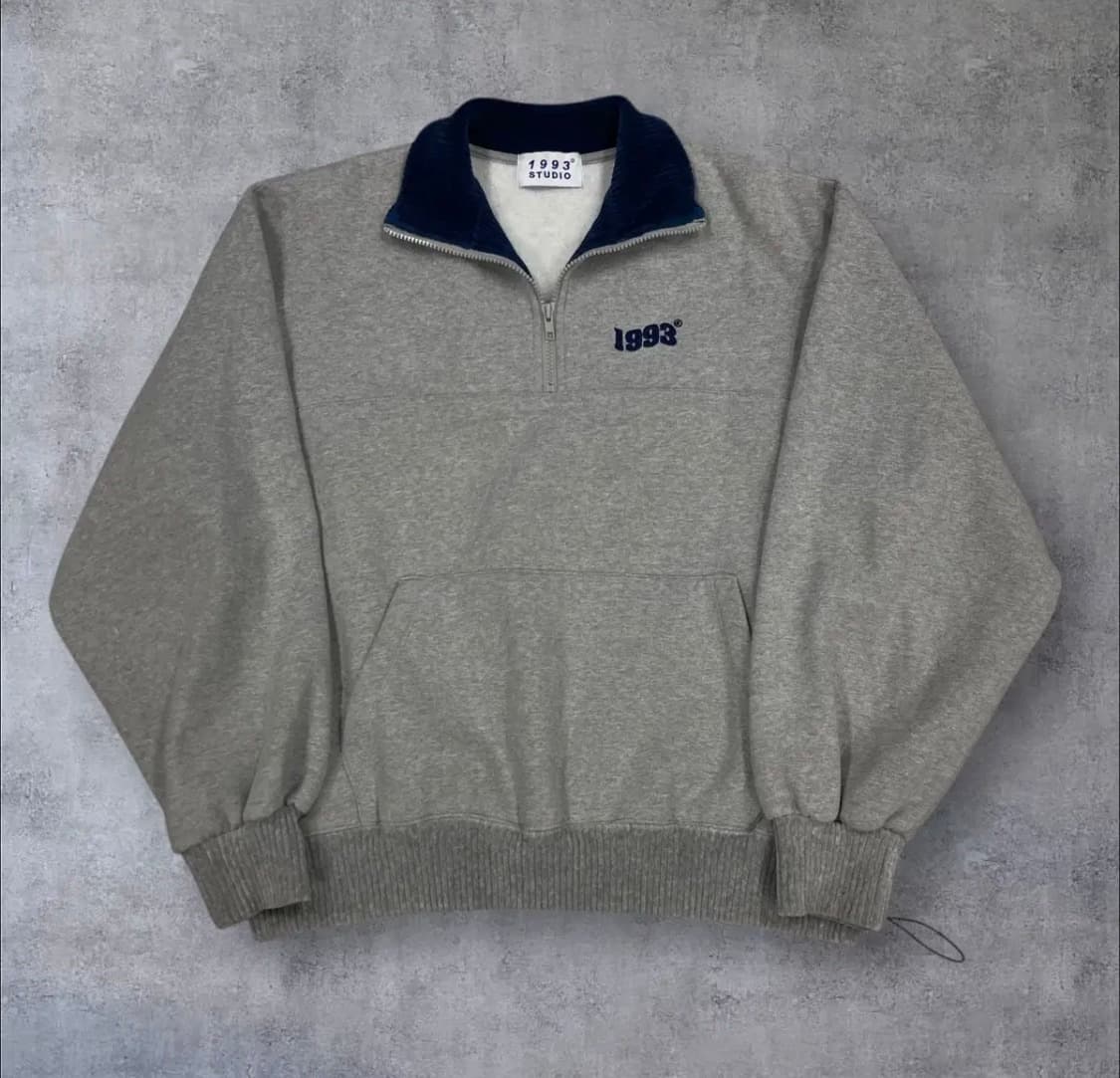 1993 스튜디오 반집업 하프집업 맨투맨 상품이미지1