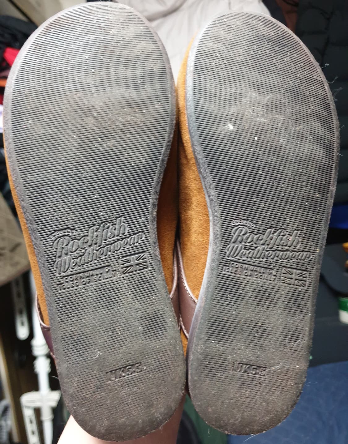 락피쉬 웨더웨어 푸카 스웨이드 블로퍼 초코 (240) 상품이미지5