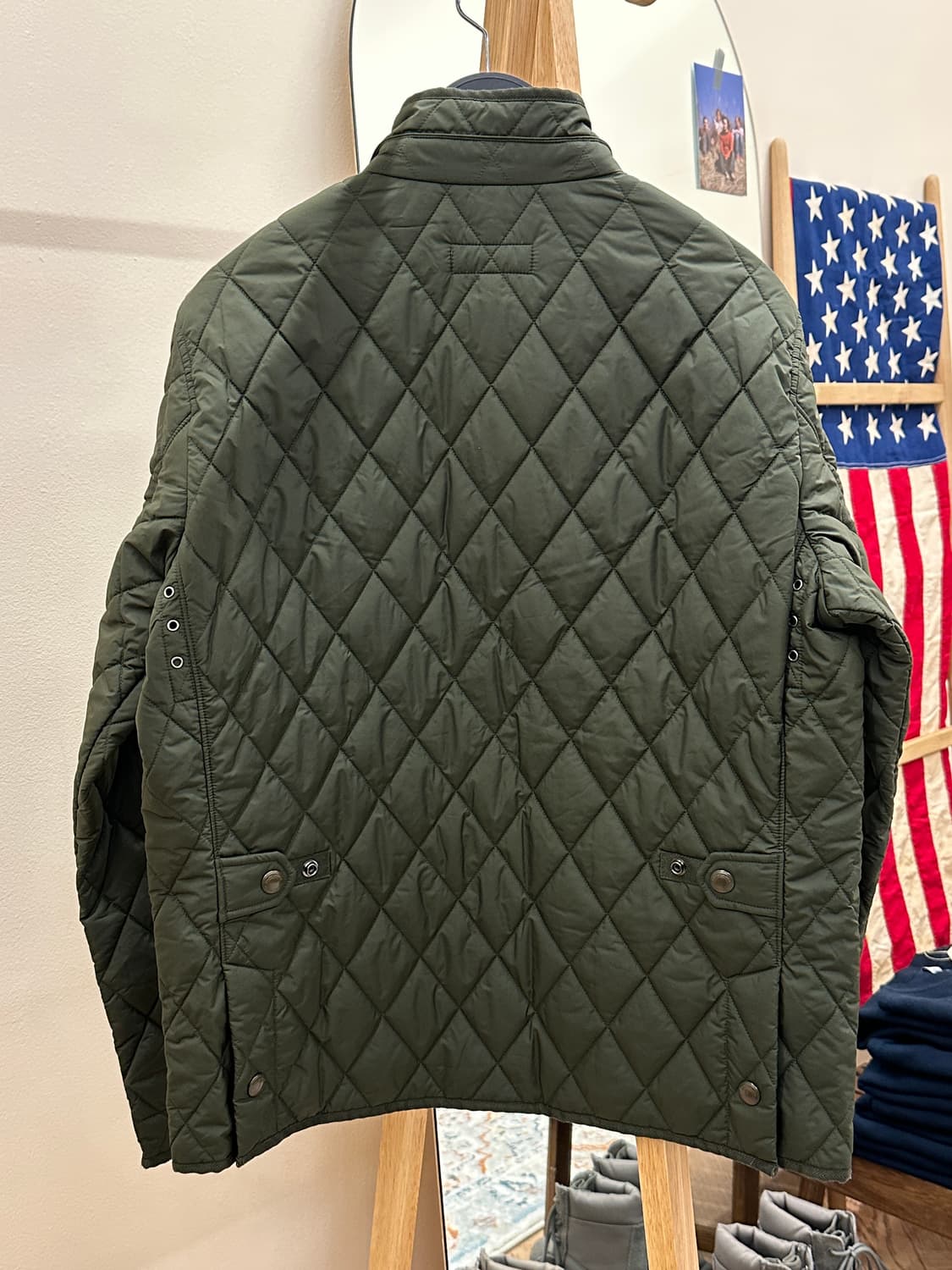[새제품] 폴로 랄프로렌 퀼팅자켓 올리브 L 상품이미지2