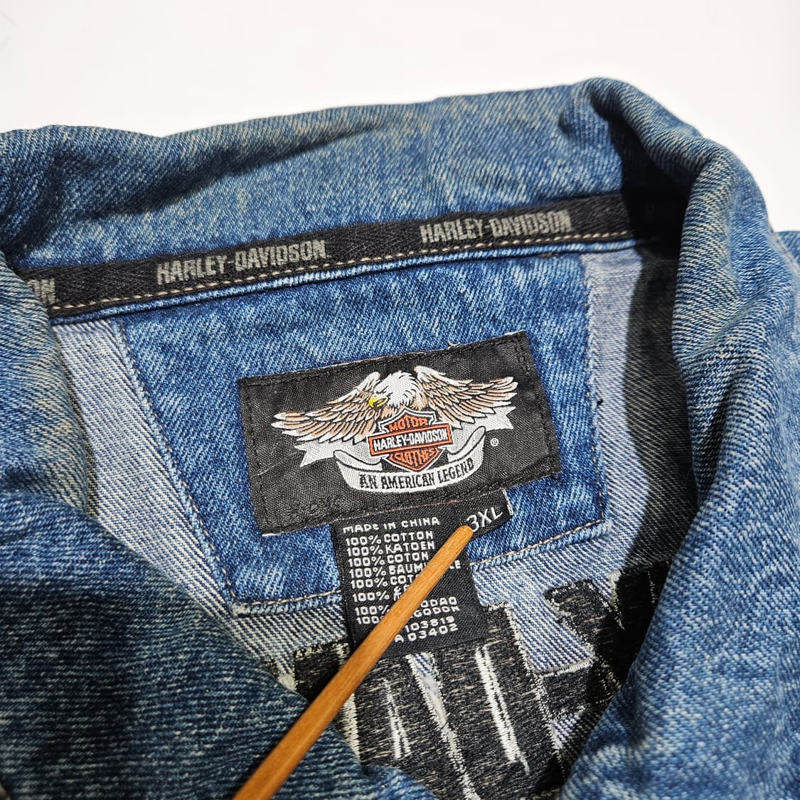 할리데이비슨 105주년 데님 자켓[3XL] 상품이미지8