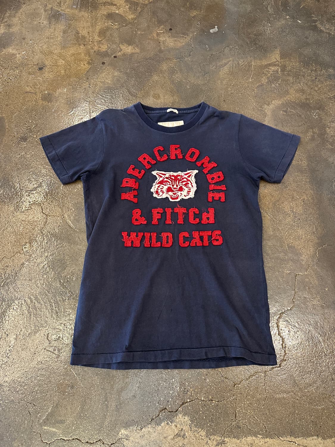 Abercrombie Fitch 아베크롬비 뉴욕 머슬핏 와일드캣 반팔 S 상품이미지1