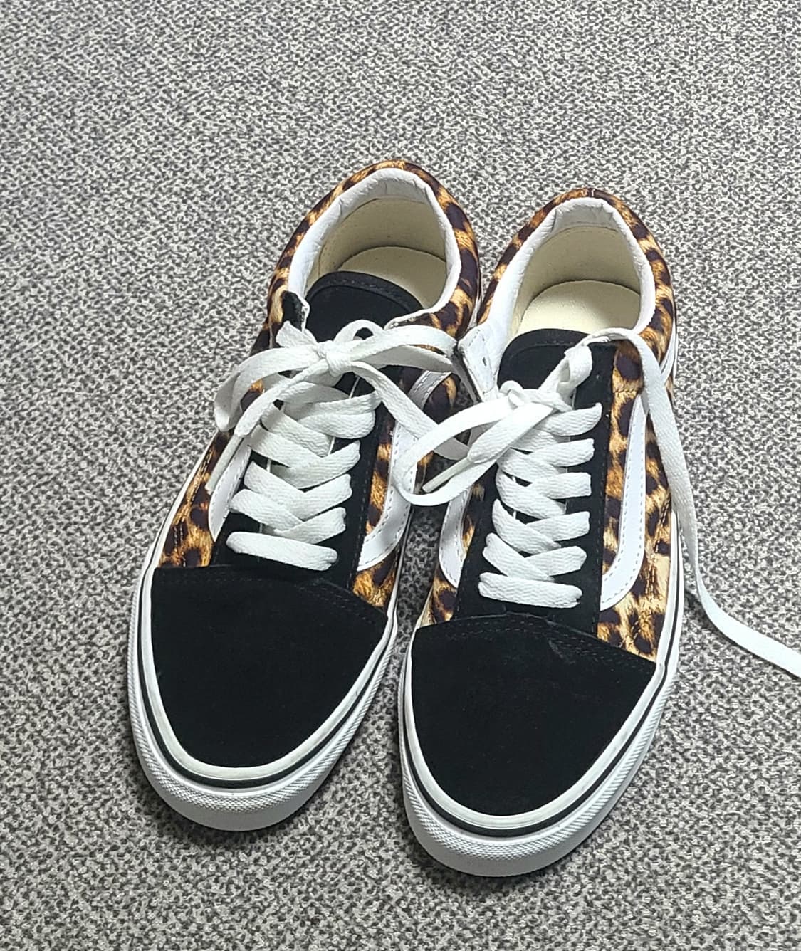 반스  해외판  레오파드 220mm  택만뗀 상태 상품이미지1