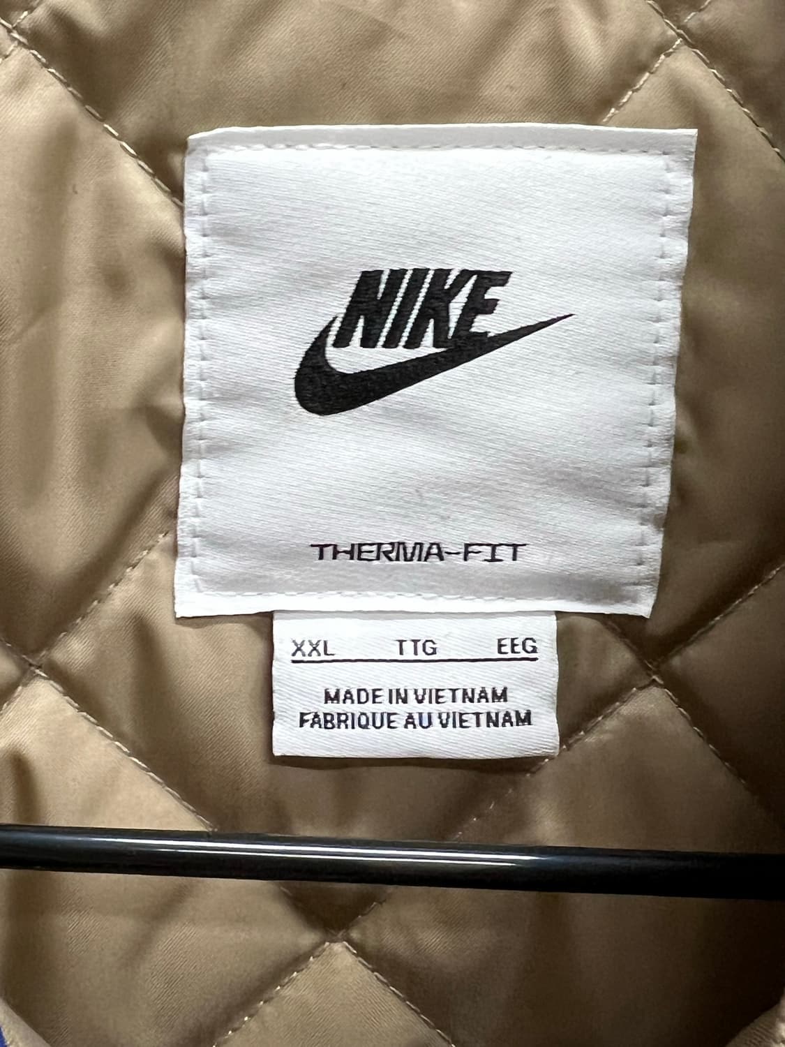 (XXL) 나이키 덕아웃 루즈 새틴 자켓 베이지 상품이미지5