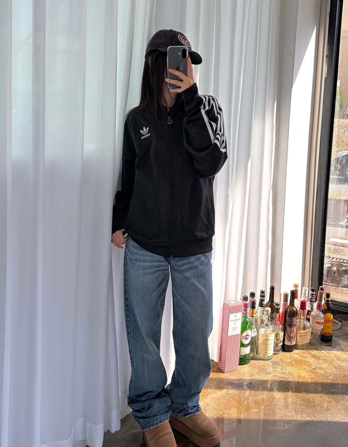 [XL]아디다스 트레포일 SST 블랙 트랙탑 져지 상품이미지2