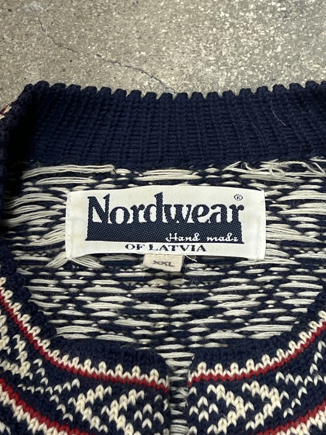 노르딕 울 가디건 2XL 상품이미지4