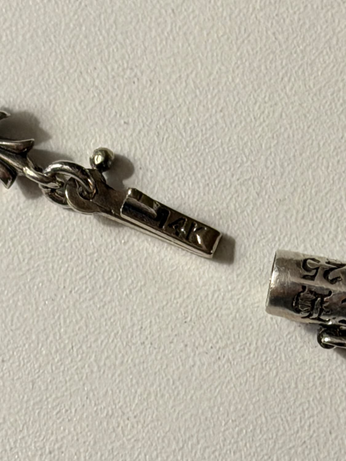 크롬 크로스 타이니 팔찌 925 실버 상품이미지2