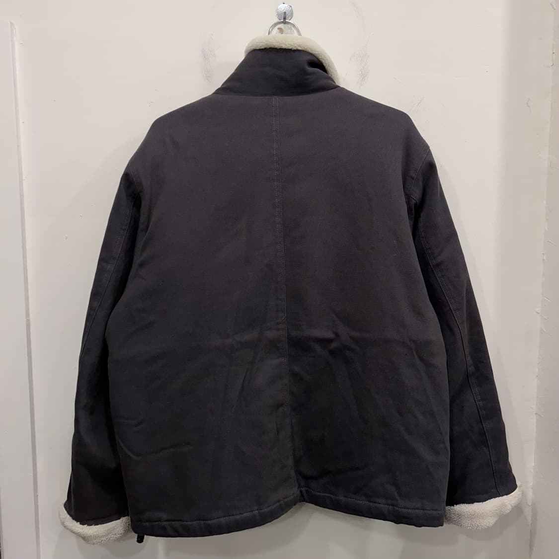 AD HOC 워싱코튼 이너후리스 하이넥 워크자켓 상품이미지5