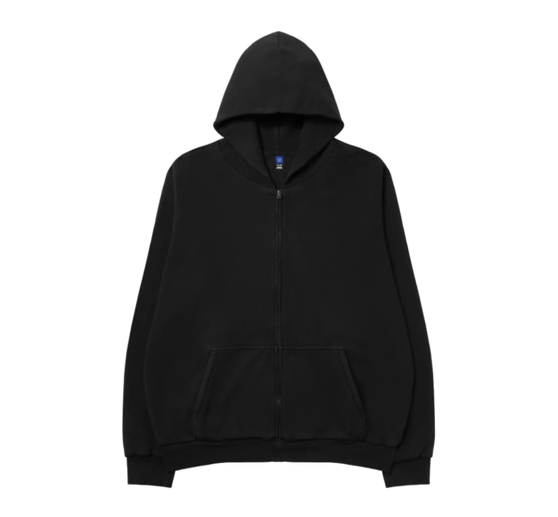이지 YZY 집업 후드 블랙(L) 상품이미지1