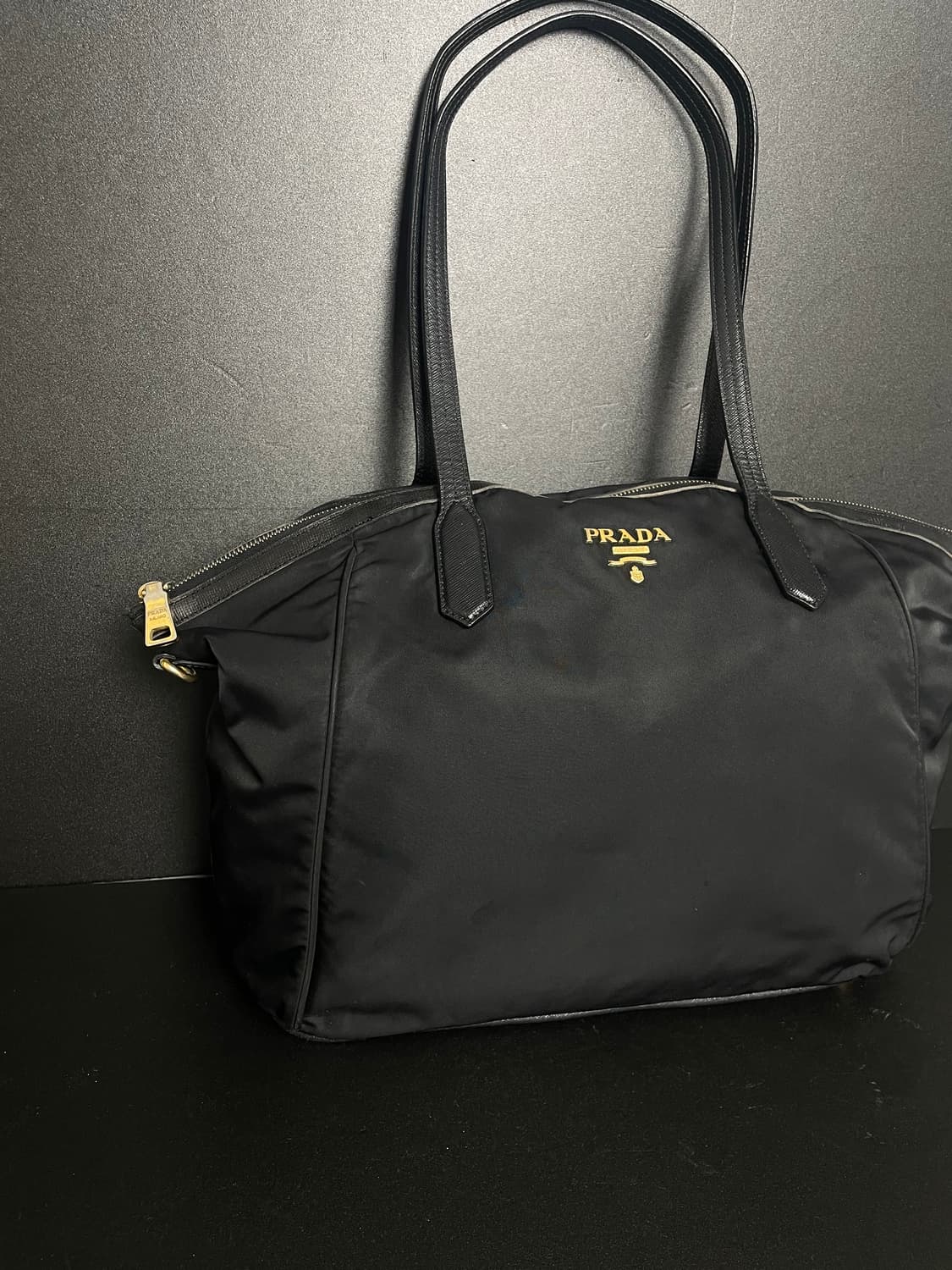 프라다 PRADA 나일론 가죽 쇼퍼 백 상품이미지2