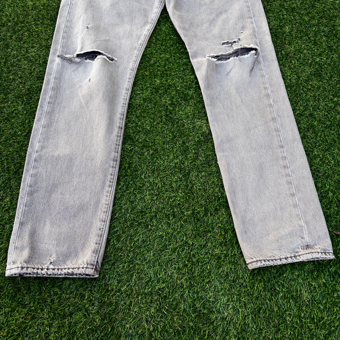 30) 리바이스 501CT 디스트로이드 그레이 데님 팬츠 상품이미지3