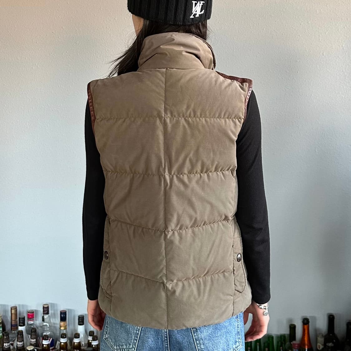 [S]폴로 랄프로렌 레더 푸퍼 헌팅 베스트 상품이미지4