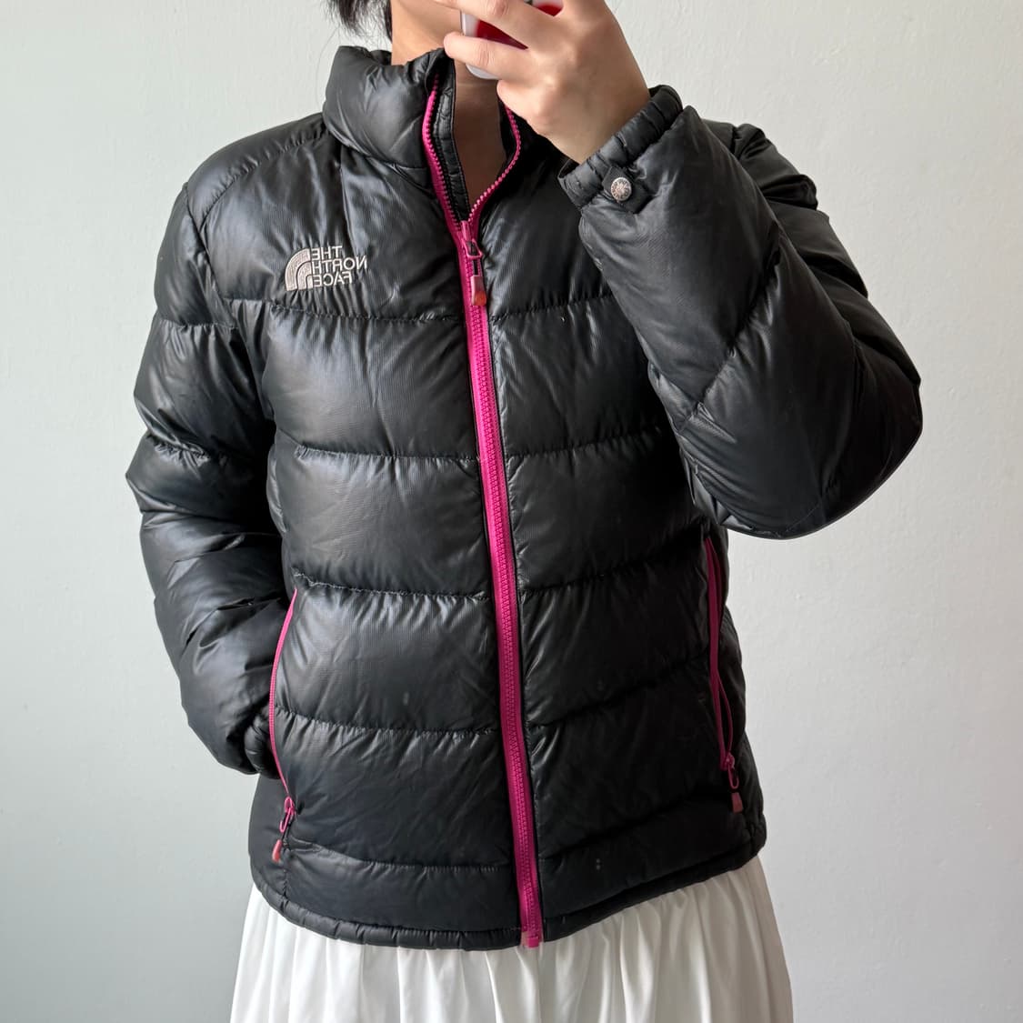 [XL] 노스페이스 우먼 600 블랙 구스다운 상품이미지2