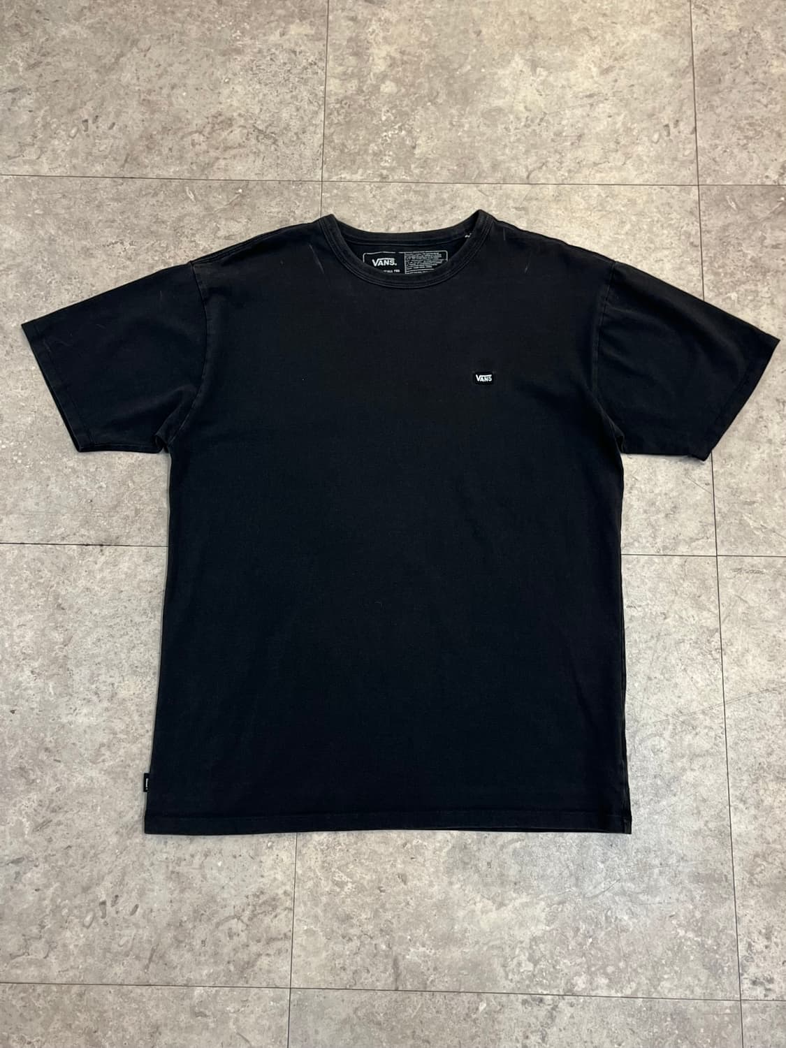 반스 베이직 반팔티 블랙 M #csz4078 상품이미지4