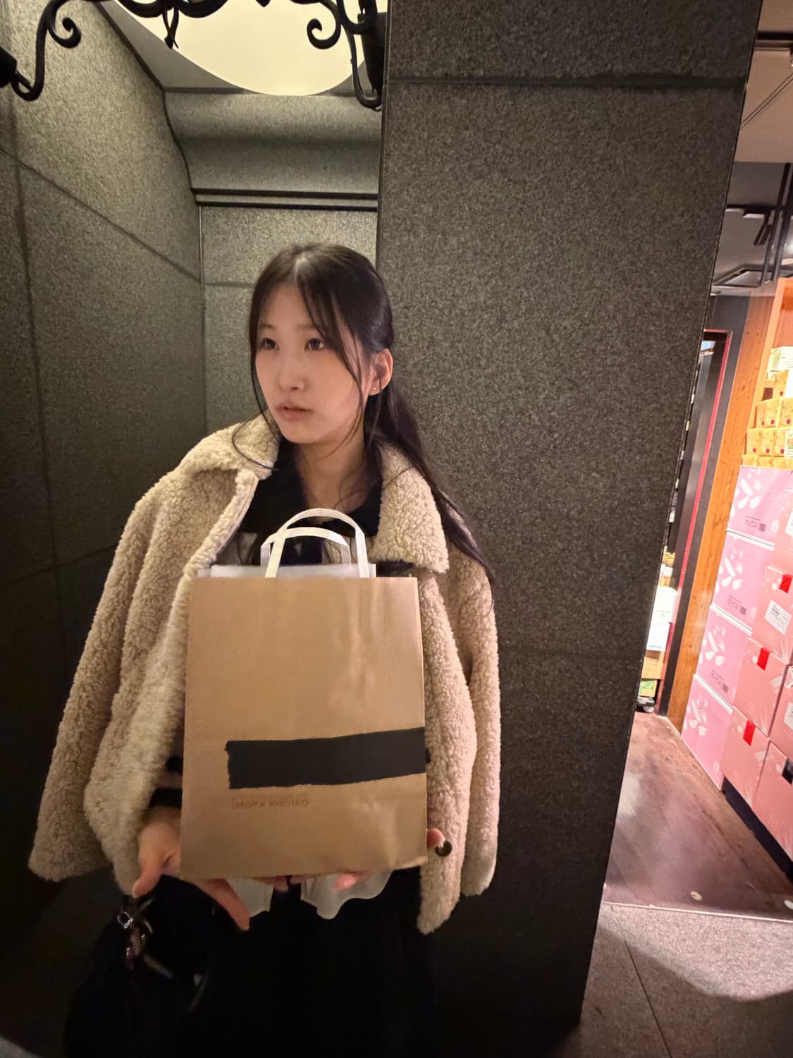 오로 글로시 숏패딩(핑크) 상품이미지2