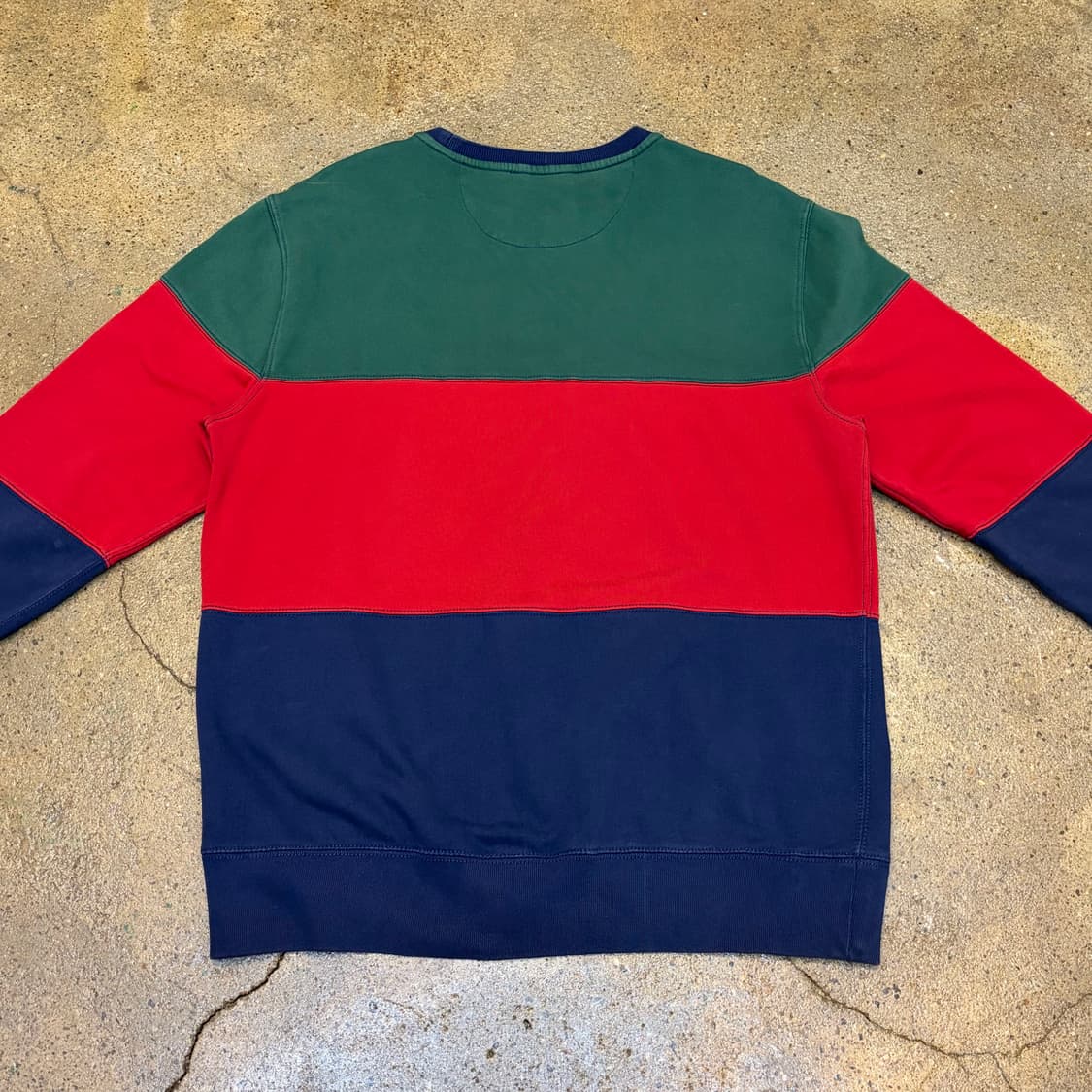 레어 00s 미국 빈티지 챕스 배색 맨투맨 상품이미지6