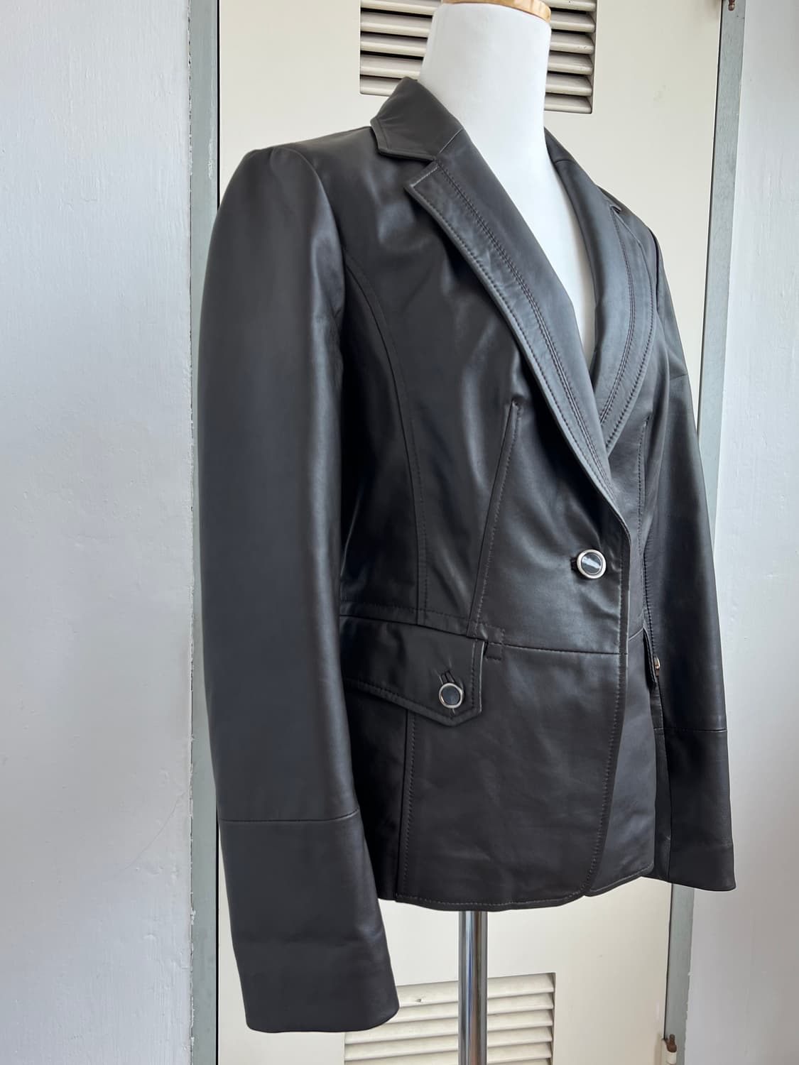 레더 블레이저 자켓 상품이미지3