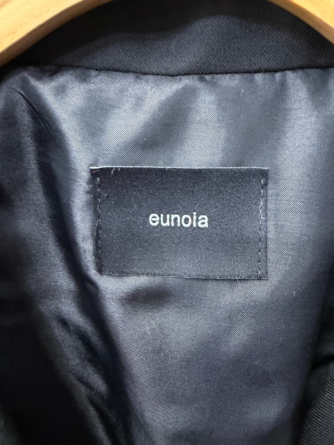 매장판정품) eunoia 유노이아 블랙 블레이저 자켓 F 상품이미지6