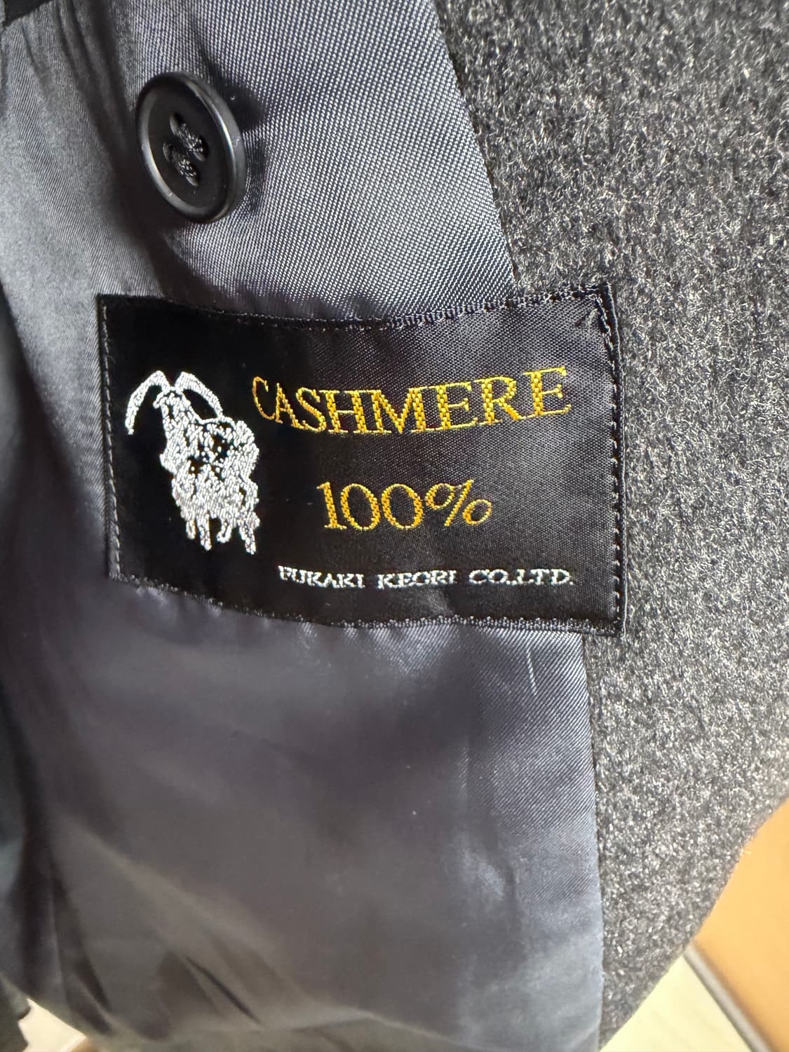 재팬 빈티지 캐시미어100 코트 상품이미지5