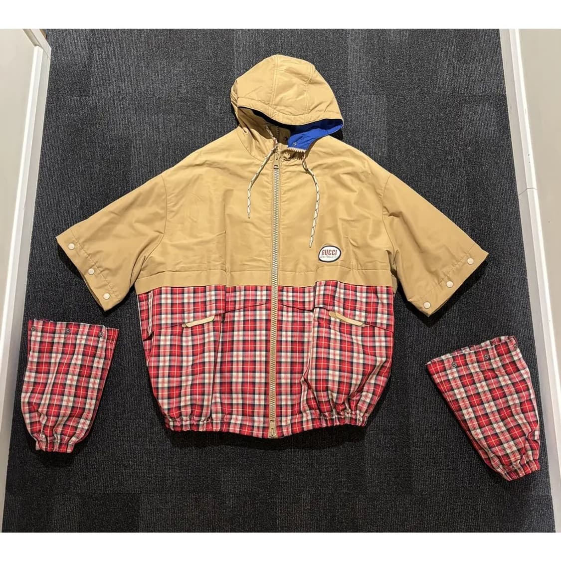 (46) 구찌 러버스 플레저 클럽 타탄캔버스 자켓 상품이미지6