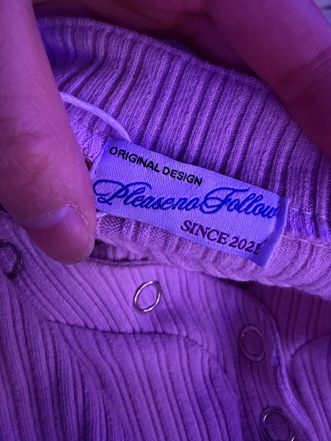 플리즈노팔로우 버니탑 핑크 상품이미지3