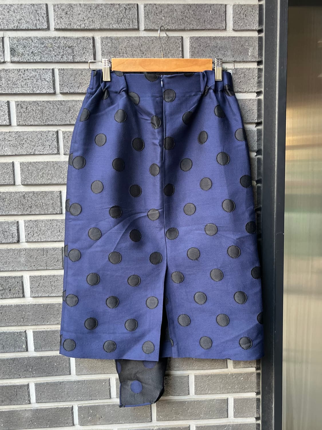 도트 러플 스커트 블루 상품이미지8