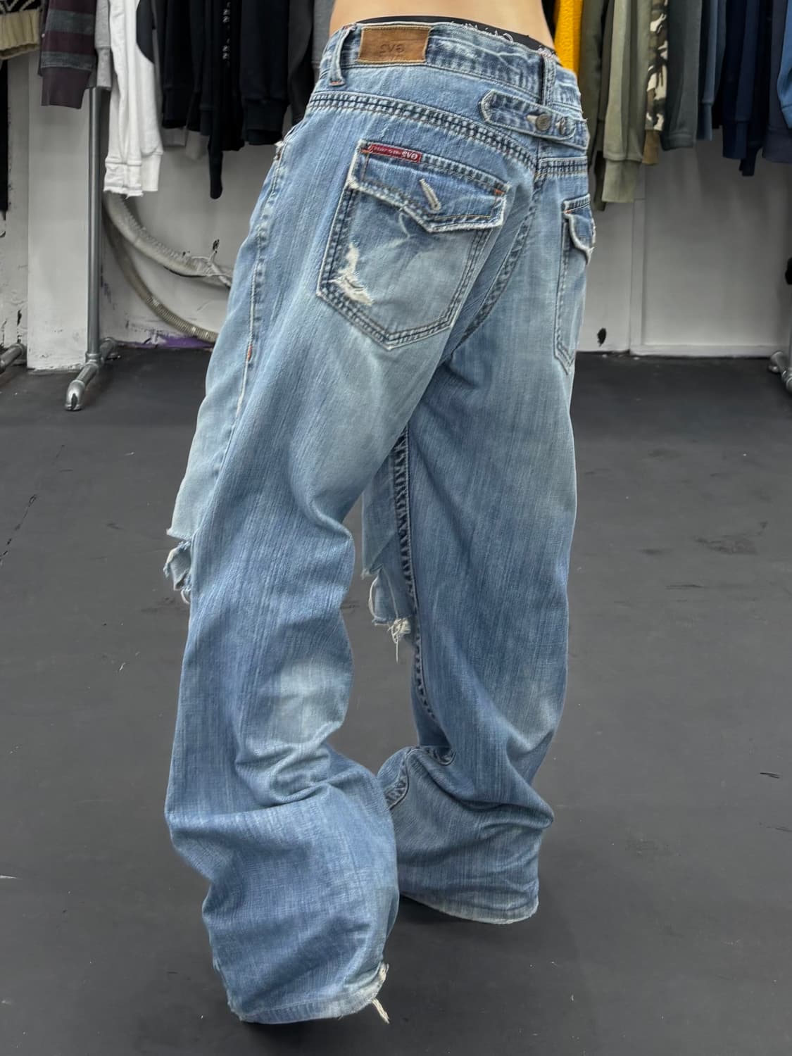 GV2 그런지 워시드 데님팬츠 상품이미지3